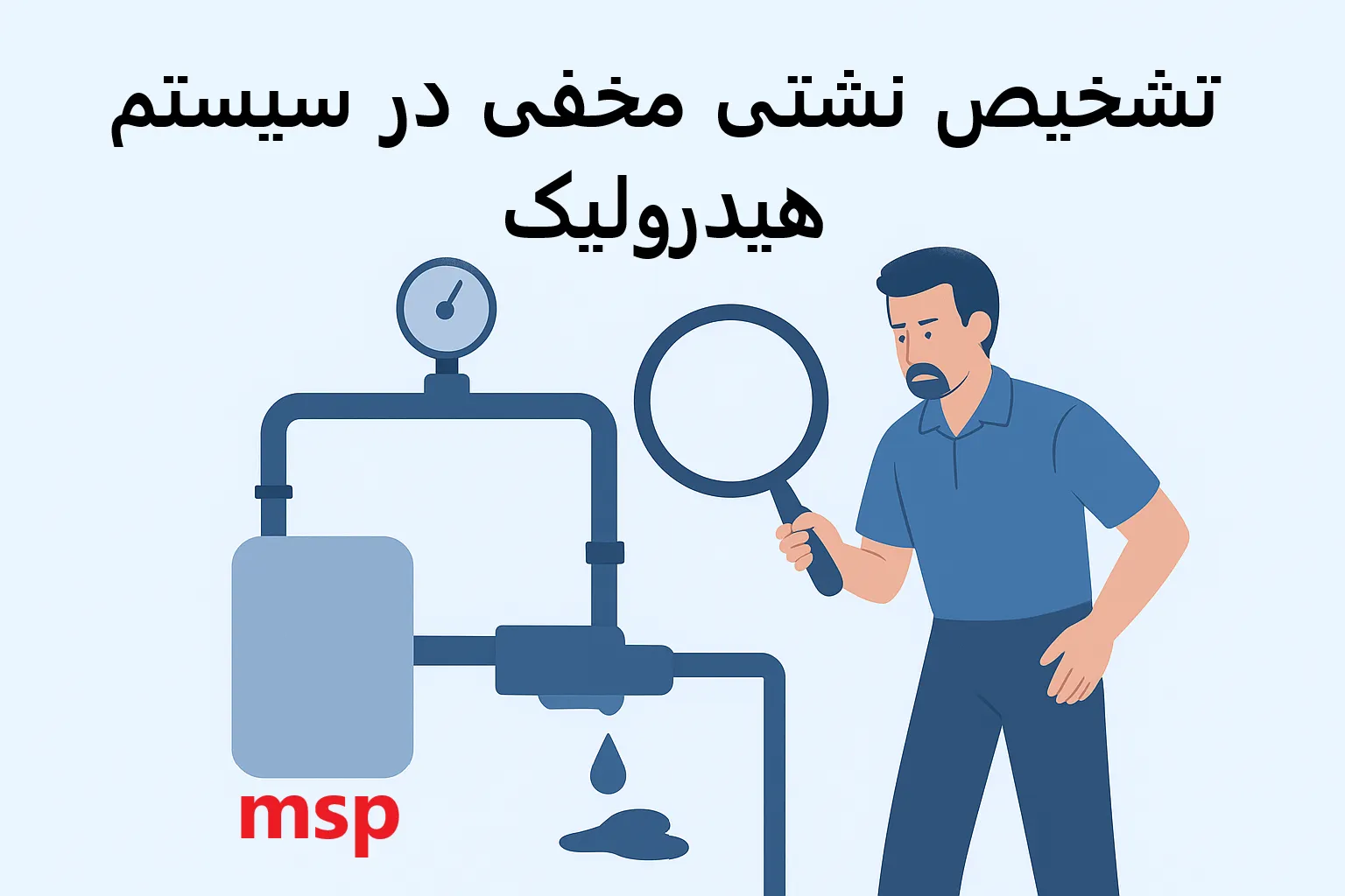 تشخیص نشتی مخفی در سیستم هیدرولیک